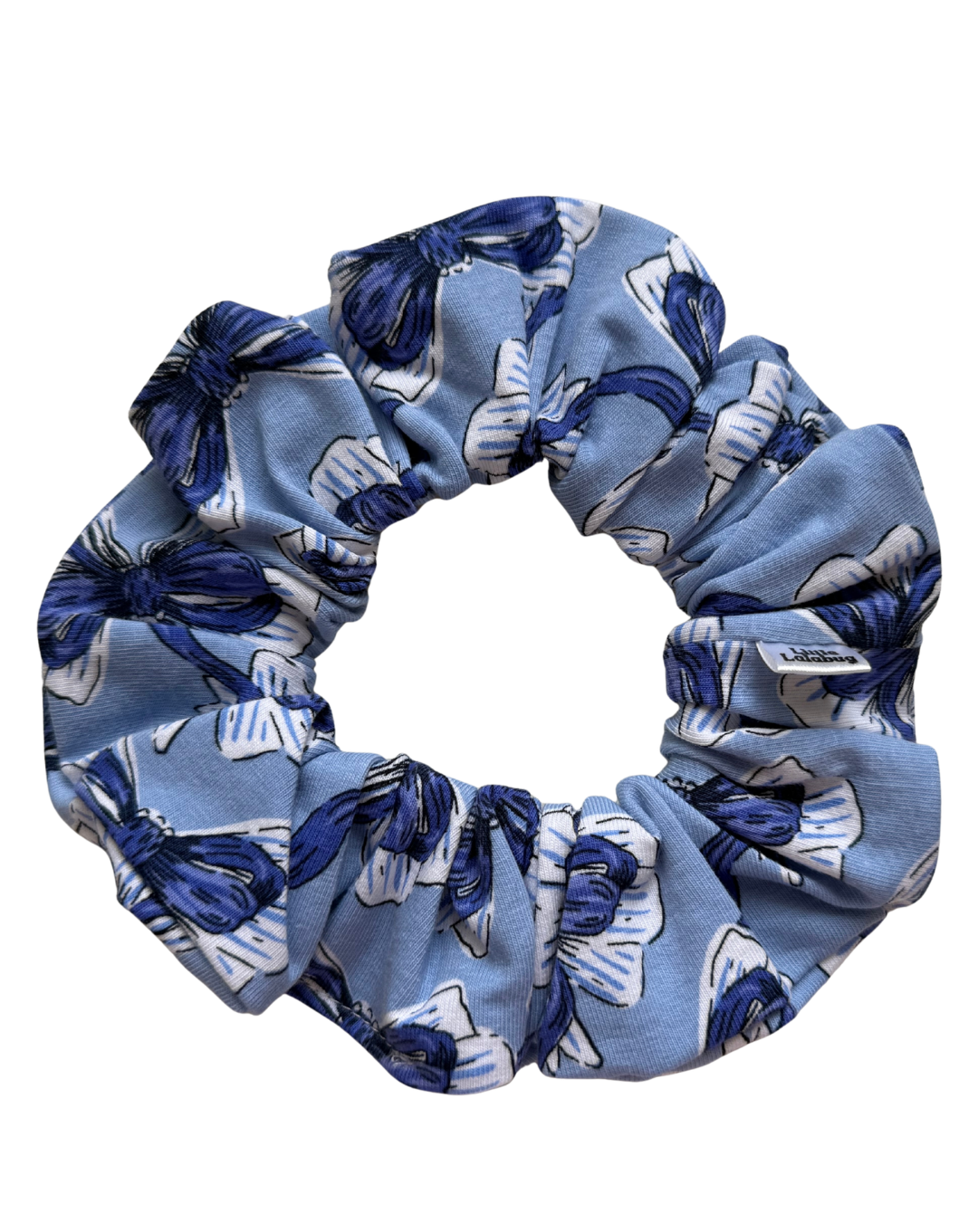 Blue Bows Regular Scrunchie