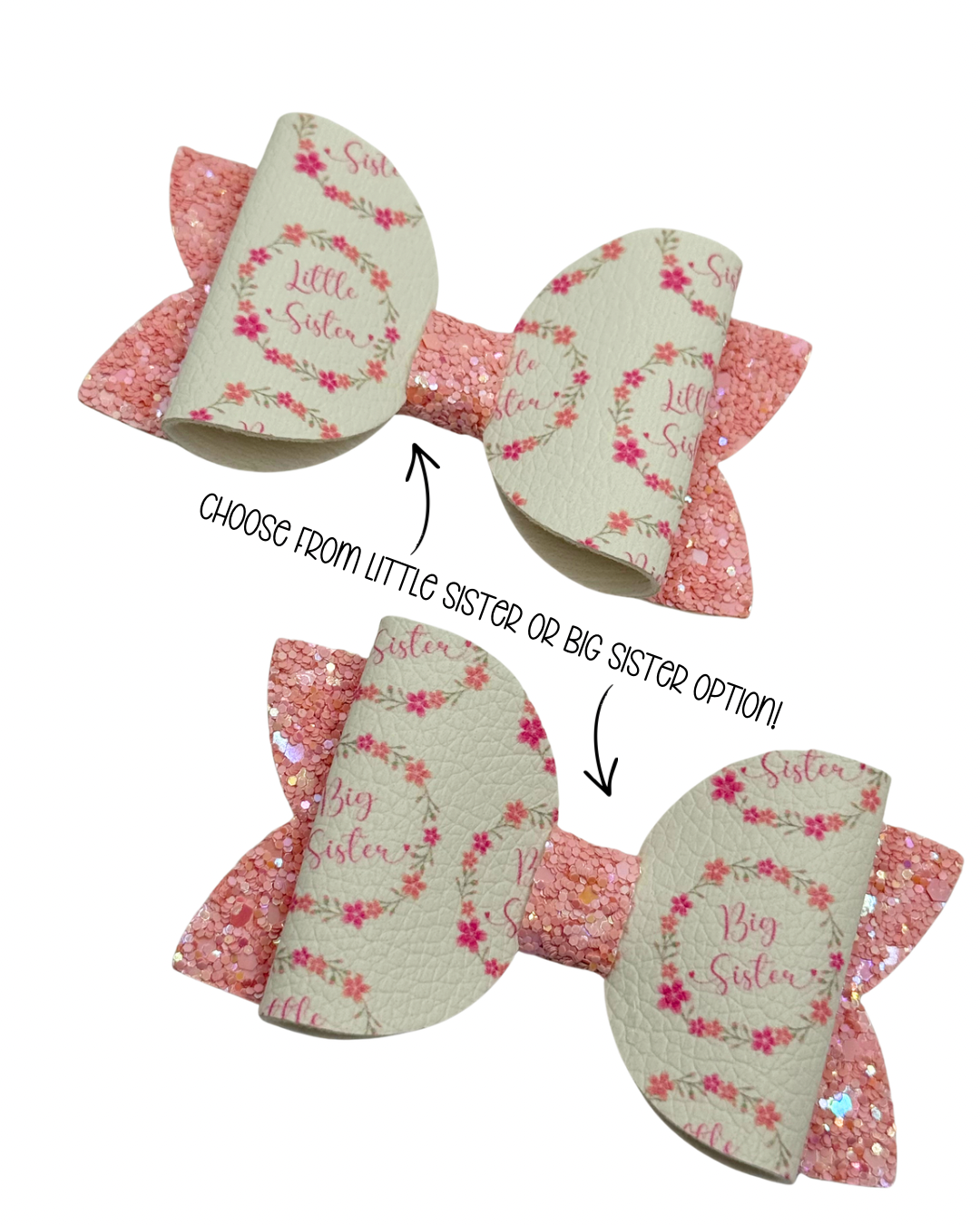 Big/Lil Sis Bow - Various Options