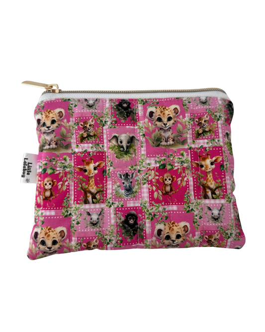 Safari Small Quilted Pouch