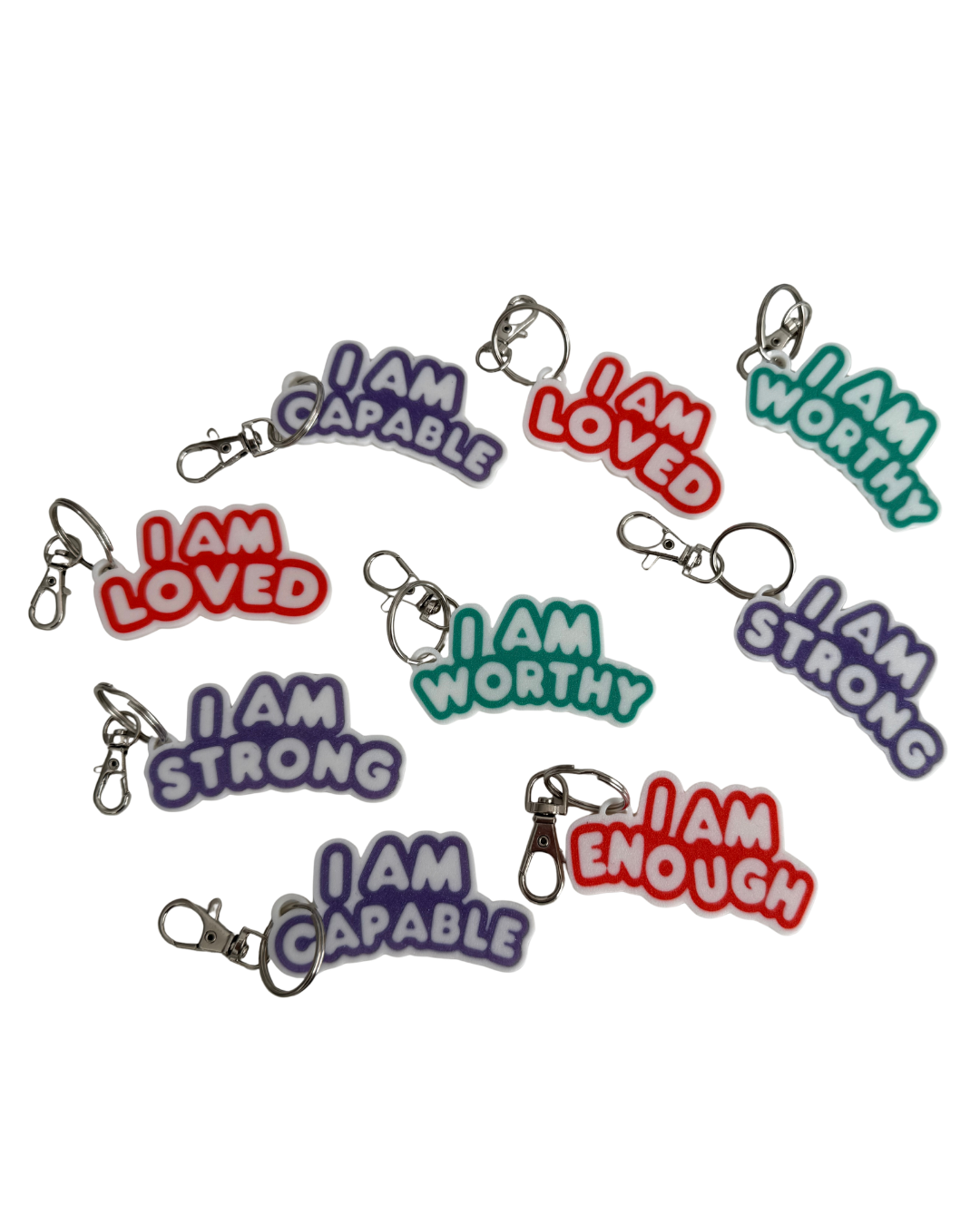 Affirmation Keyring