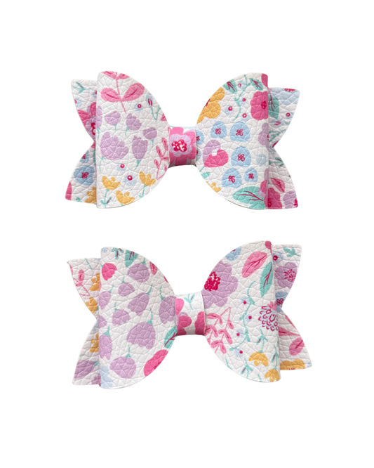 Spring Flowers 2pk Mini Bows