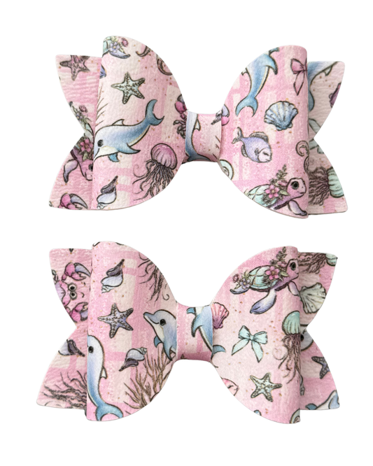 Sea Life 2pk Mini Bows