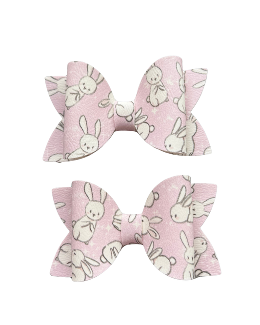 Light Pink Easter 2pk Mini Bows