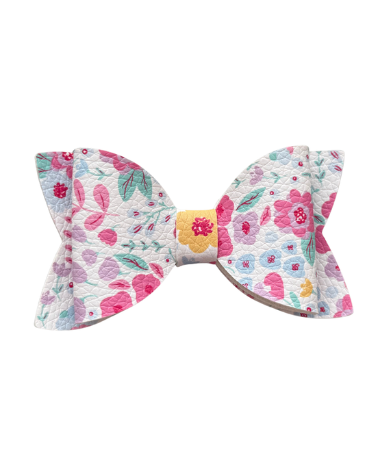 Spring Floral Regular Bow