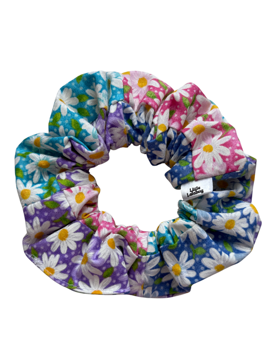 Limited Edition Rainbow Daisy Regular Scrunchie