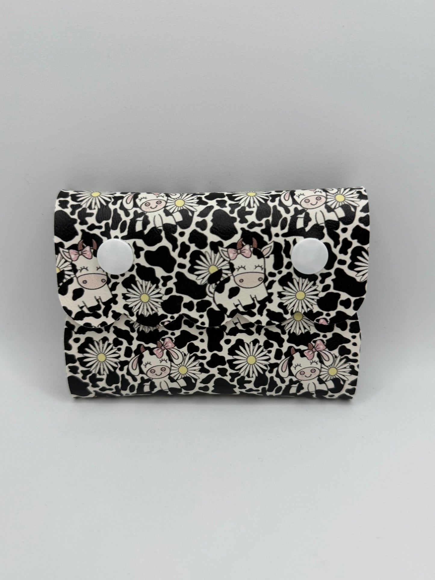 Mini Snap Pouch - Cows