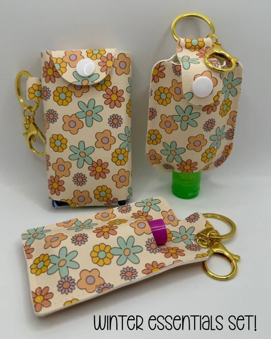 Winter Essentials Keychain Bundle - Autumn Floral