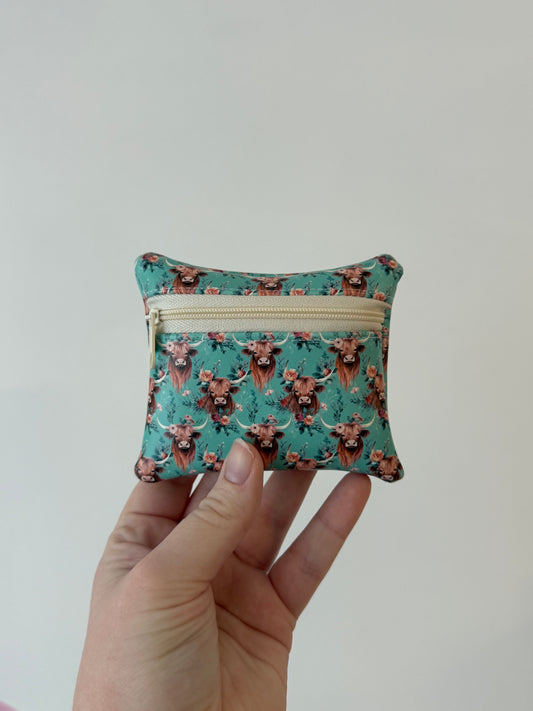 Highland cow Coin Purse