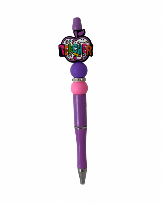 Teacher beaded pen