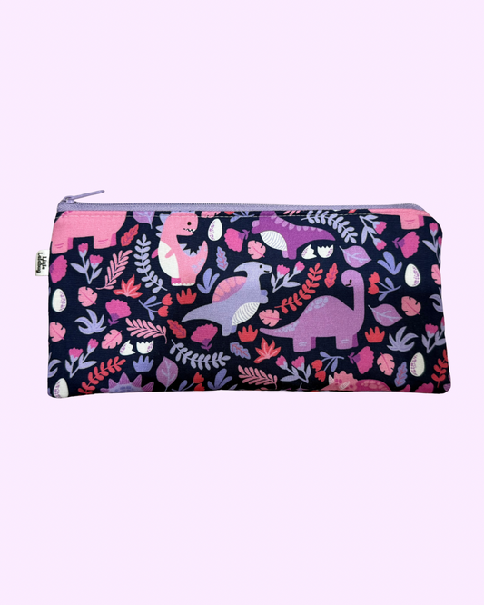 Pencil Pouch - Purple Dino’s