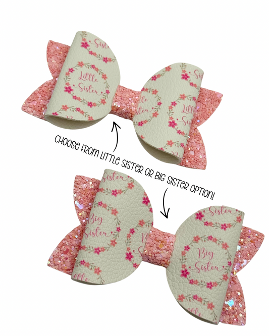 Big/Lil Sis Bow - Various Options