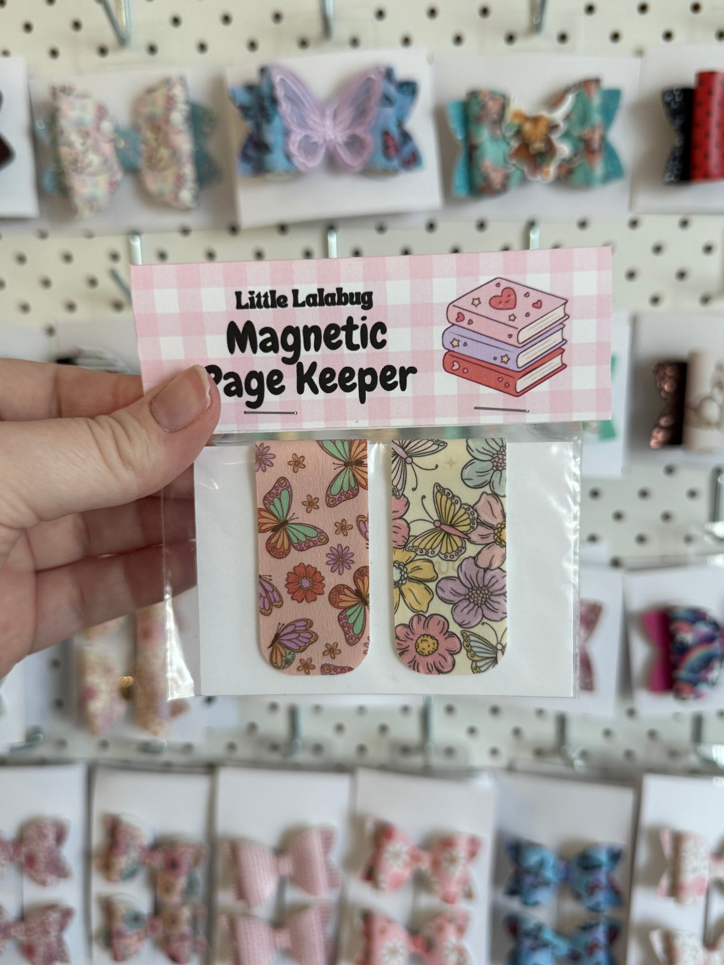 Page keeper - butterfly floral