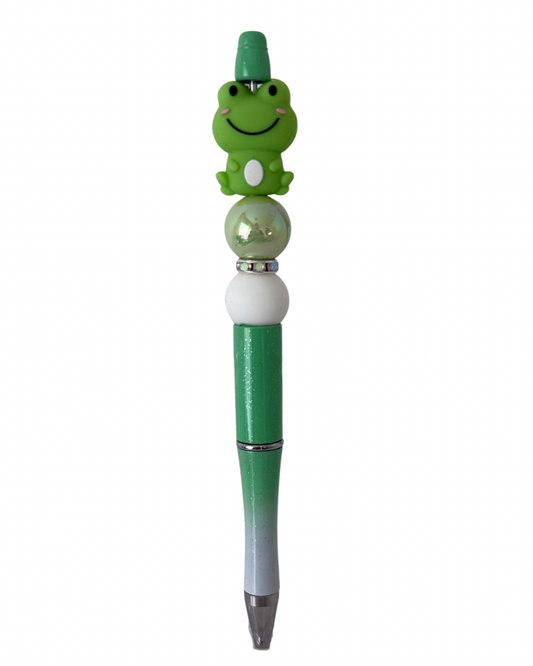 Frog beaded pen
