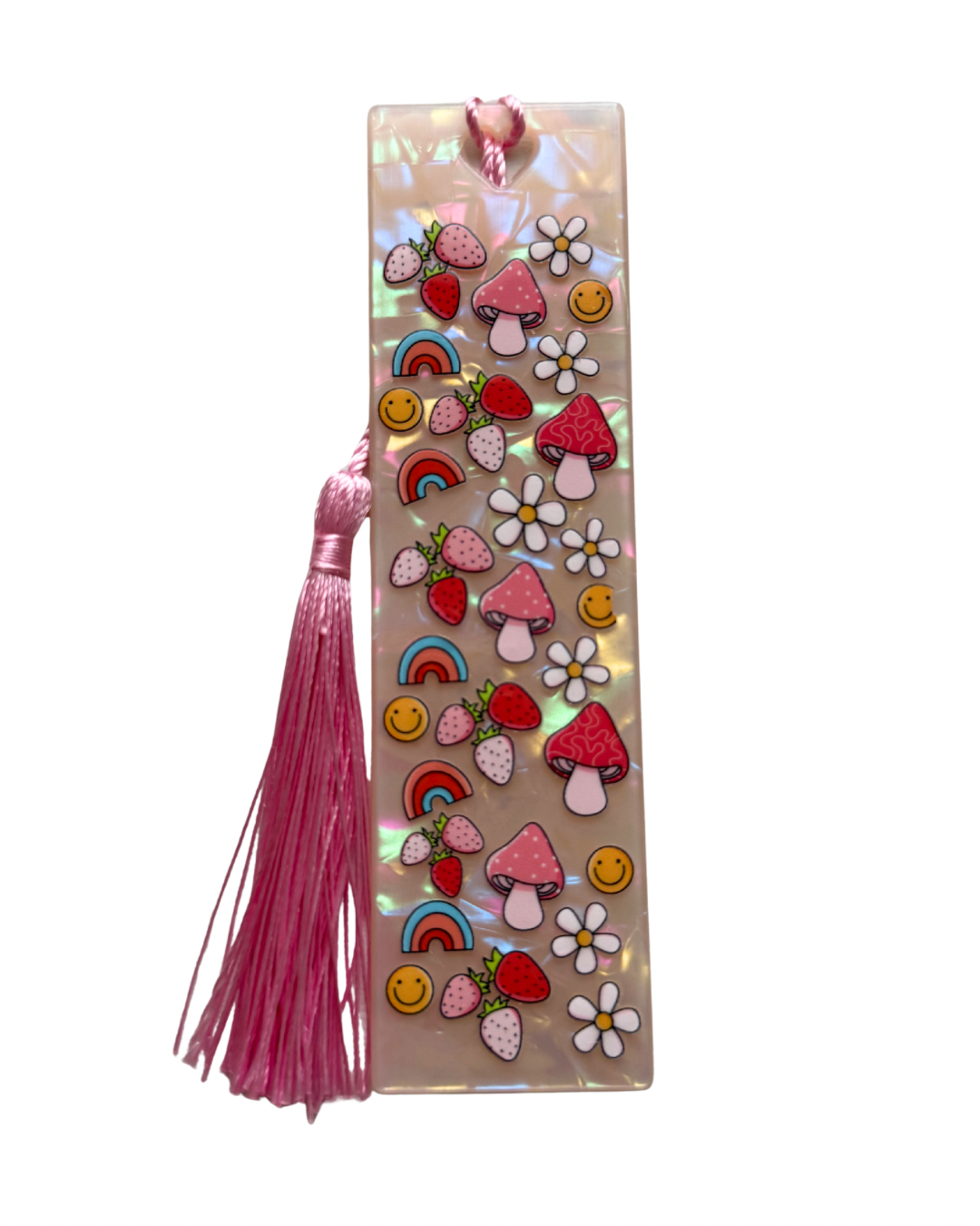 Mushroom acrylic bookmark