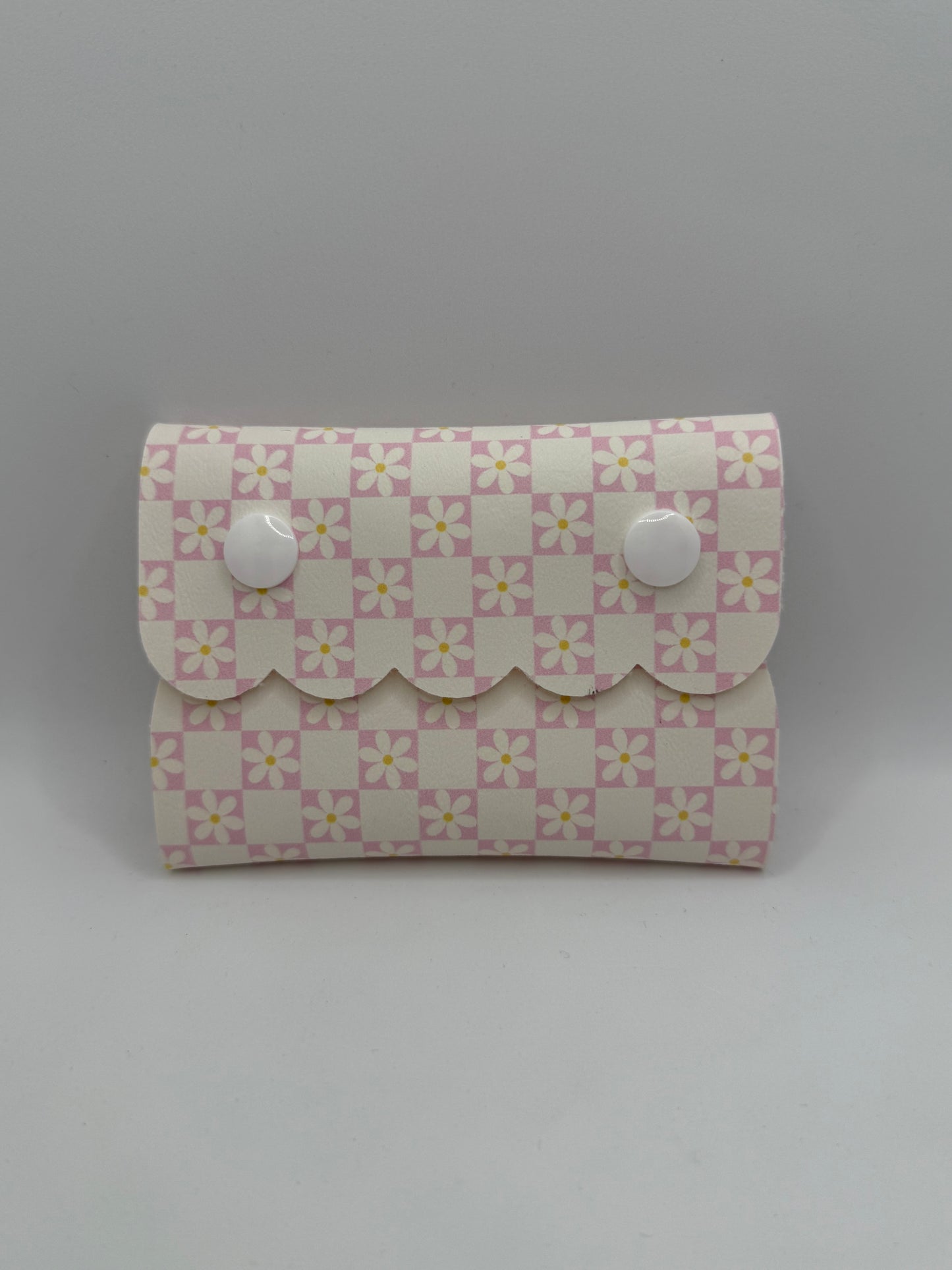 Mini Snap Pouch - Daisy Checker